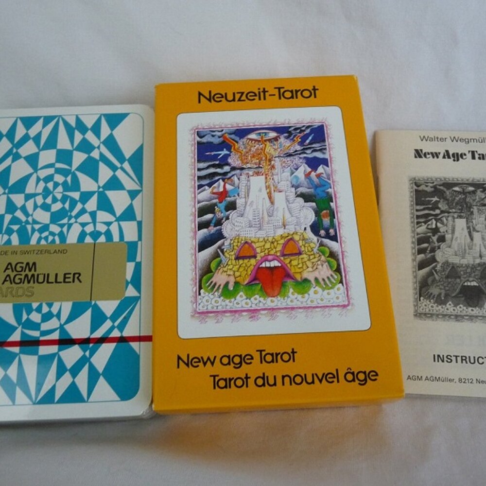 VINTAGE, 1982, Neuzeit-Tarot, New Age Tarot, Hippie, Psychedelic, Rare, New, SEA